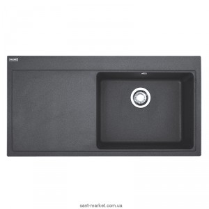 Мийка для кухні прямокутна Franke Mythos MTF 611 крило зліва врізна граніт онікс 114.0176.574