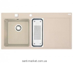 Мойка для кухни прямоугольная Franke Mythos MTG 651-100  1.5 чаши  крыло справа  врезная  гранит  сахара 114.0017.868