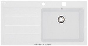 Мойка для кухни прямоугольная Franke Mythos Fusion MTF 611  крыло слева  врезная  гранит  белая 114.0157.003