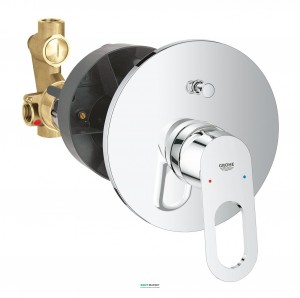 Смеситель скрытый (встраиваемый) однорычажный Grohe коллекция Bau Loop хром 29081000