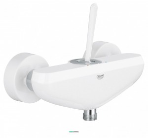 Змішувач для душу настінний з джойстиком Grohe колекція Eurodisc Joy білий 23430LS0