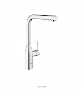 Смеситель для кухни с выдвижной лейкой Grohe Essence+ однорычажный 30270000