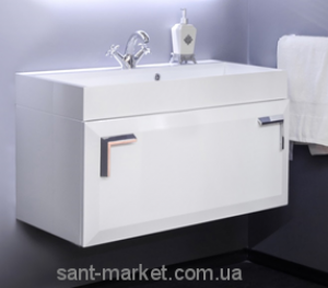 Тумба з раковиною Буль-Буль Haity підвісна 90х46х63 біла ШН-Ashley