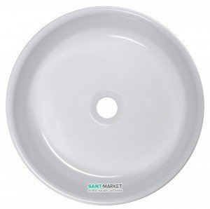 Раковина для ванной накладная Буль-Буль коллекция Diana белая 4904101