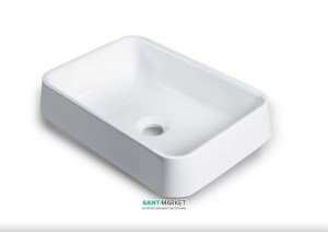 Раковина для ванной накладная Буль-Буль коллекция Morena белая 4604101