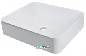 Раковина для ванної накладна Буль-Буль колекція Kim біла 5004101