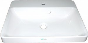 Раковина для ванної на тумбу Буль-Буль колекція Greta біла 4706101