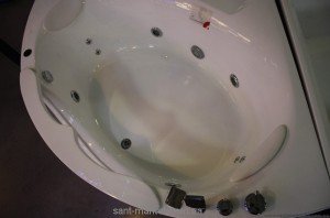 Ванна с гидро и аэромассажем акриловая угловая Volle 150х150х63 12-88-103a