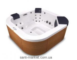 Jacuzzi Минибассейн с панелями Platinum/Teak 190x190xh80 9444-667 65