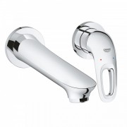 Змішувач для раковини одноважеля настінний Grohe колекція Eurostyle New хром 19571003