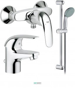 Набор смесителей для душа комнаты Grohe Euroeco 123232S