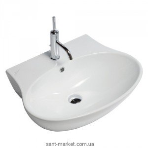 Раковина для ванной подвесная Hatria коллекция Nido белая Y0R4