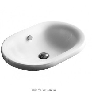 Раковина для ванної вбудована Hatria колекція DayTime біла Y0YU01