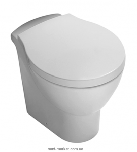 Унітаз підлоговий приставний Hatria колекція Nido YXBW + Сидіння YXKG (YXWW)