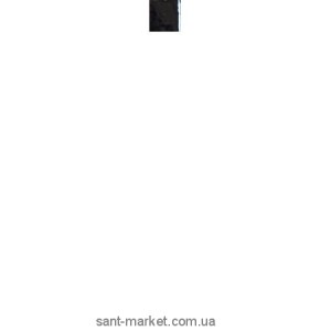 Плитка вставка для підлоги Cevica Octagon Tozzeto Negro Brillo 3x3
