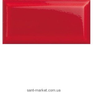 Плитка настінна Cevica Metro Plaqueta Rojo 7.5х15