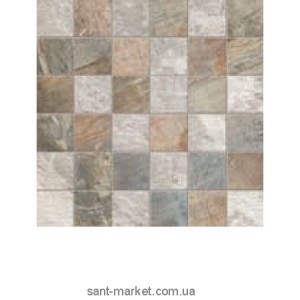 Плитка настінна ABK Fossil FSN03211 Stone Mos. Quadr. Mix L.Grey / Blue 30x30