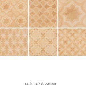 Плитка настінна Carmen Arezzo Varese Mix Crema 15.1х15.1