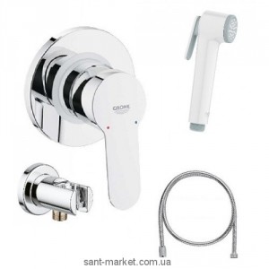 Душовий гарнітур (душ + змішувач) Grohe колекція BauEdge 28343006