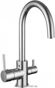 Змішувач для кухні під фільтр Imprese Daicy Двохважеля 55009-U