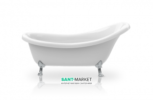 Ванна акриловая отдельностоящая Knief Victorian 174,5х83 0100-061-02