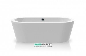 Ванна акриловая отдельностоящая Knief Cool 180х80 0100-082-06+0100-091-06