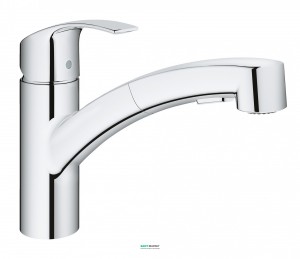 Змішувач для кухні з висувною лійкою Grohe Eurosmart змішувач 30305000
