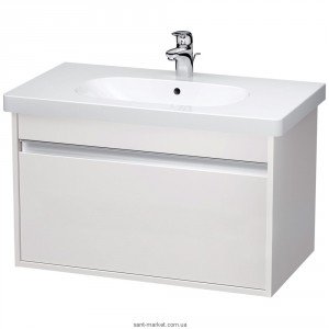 Тумба для раковины подвесная Duravit Ketho 85х48х18 + Раковина D-Code KT006301818 