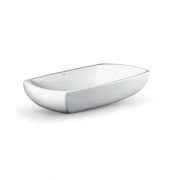 Раковина для ванної накладна AeT колекція Spot біла L273T0R0V0