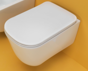 Унитаз подвесной Kerasan коллекция Tribeca белый 511501 с крышкой Soft Сlose 519101