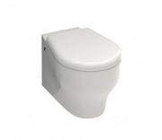 Унітаз підвісний Kerasan колекція K09 білий 4515 з кріпленням 7616 і кришкою Soft 3674