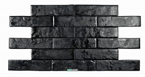 Плитка стена/пол Pamesa Brick Wall Negro 7x28