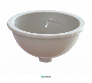 Раковина для ванної вбудована Snail колекція Аврора біла 105А100