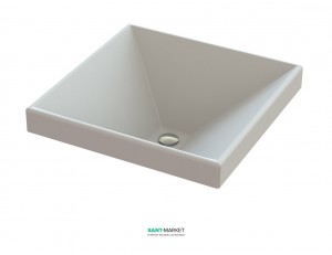 Раковина для ванної вбудована Snail колекція Альтаїр біла 116А100