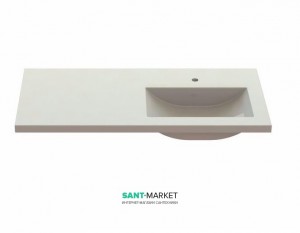 Раковина для ванной на тумбу Snail коллекция Юнона белая 142RА100