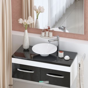 Тумба для раковини підвісна Snail Венера з умивальником Оріон білий 1200KM121