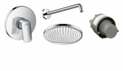 Набір прихованого монтажу для душу Hansgrohe Logis 71666000 + 26723000 + 27413000