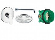 Набор скрытого монтажа для душа Hansgrohe Focus 31965000+26723000+27413000+01800180