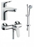 Набор смесителей для душа Hansgrohe Focus хром 31607000+31960000+27772000