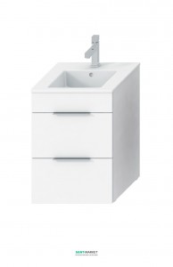 Тумба c раковиной Jika Cube подвесная 44х42.2х60.7 белый H4536221763001