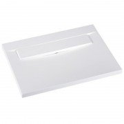 Раковина для ванної Marmorin Tatoo 70,5х50,4 см з білою плиткою литий камінь білий 111 070 020 xx x