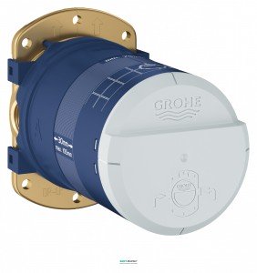 Універсальна вбудована частина Grohe для верхнього душа з стельовим кронштейном 26483000