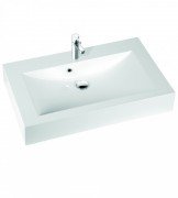 Раковина для ванної Marmorin Ceto 90х56 см литий камінь білий 170 090 022 xx x