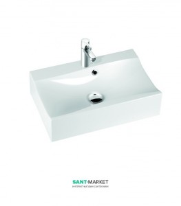 Раковина для ванной на тумбу Marmorin коллекция Iva белая 220 060 022 xx x