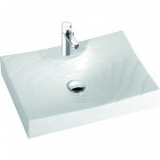 Раковина для ванной Marmorin Rosa 60х43,5 см литой камень белый 250 060 020 xx x