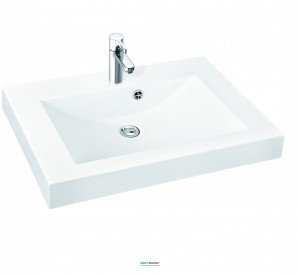 Раковина для ванної на тумбу Marmorin колекція Moira Bis 800 біла 280 080 022 xx x