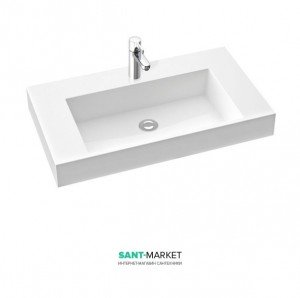 Раковина для ванної накладна Marmorin колекція Teo біла 641 080 0xx xx x