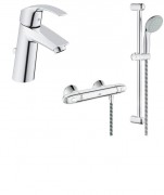 Набір змішувачів для душу Grohe Grohtherm 1000 хром 341233