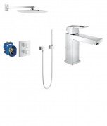Комплект змішувачів для душу Grohe Eurocube хром 345234