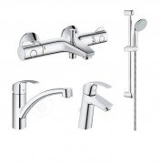 Набір змішувачів для ванни Grohe Grohtherm 800 345534